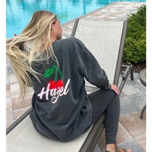Hazel Boutique Cherry Crewneck Sweatshirt